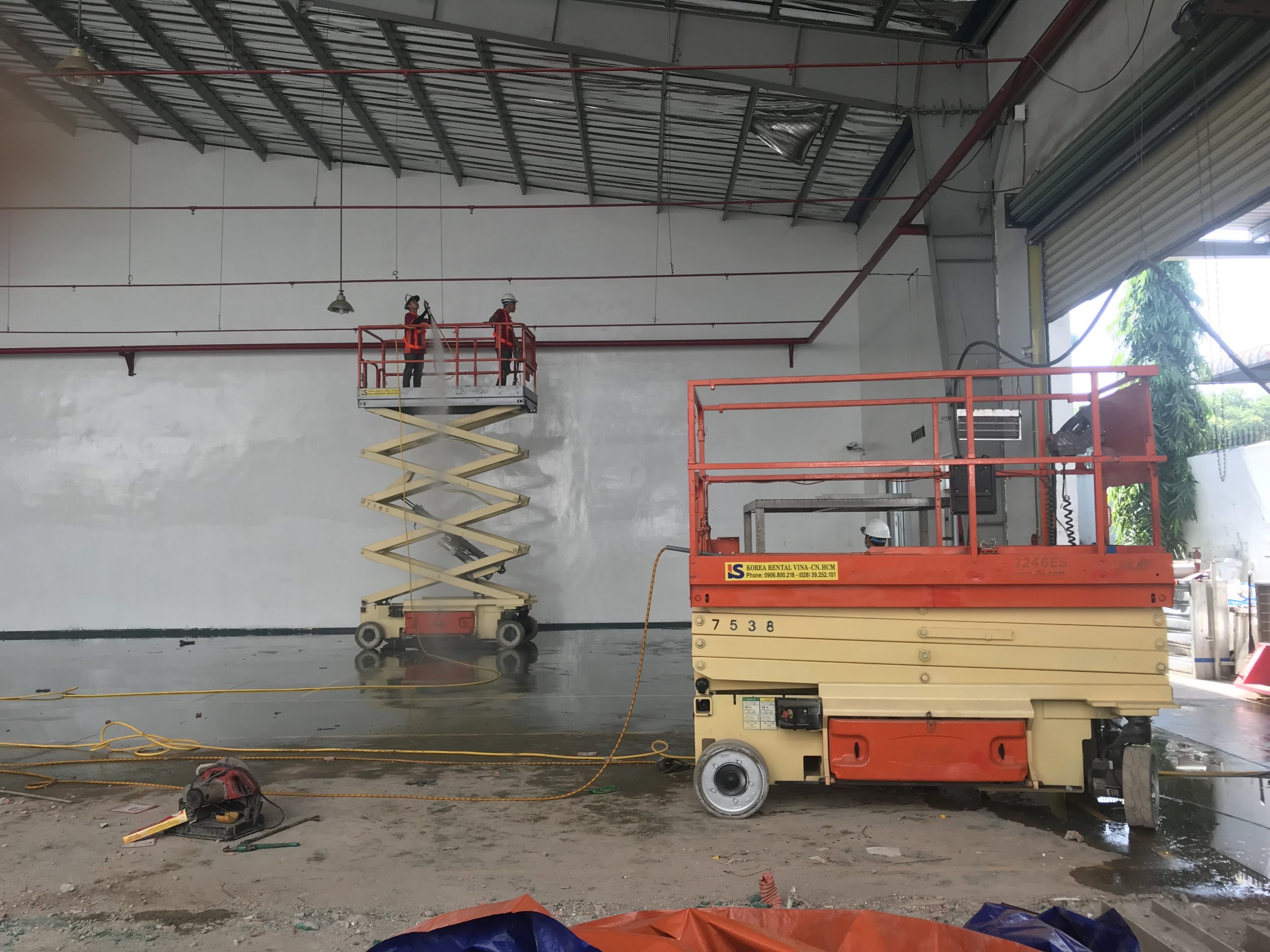 Dịch vụ rửa nhà xưởng