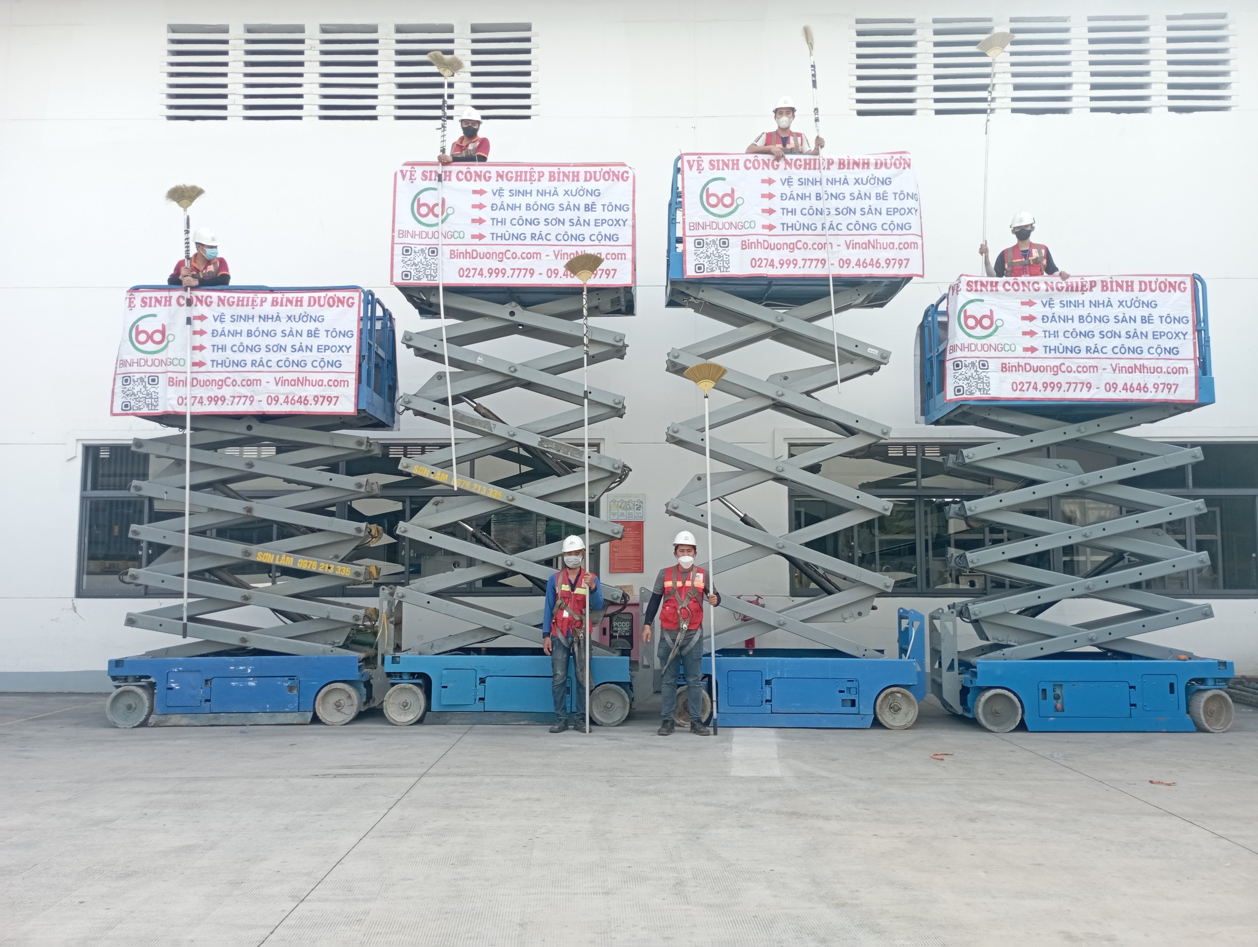 Dịch vụ quét mạng nhện nhà xưởng Bình Dương