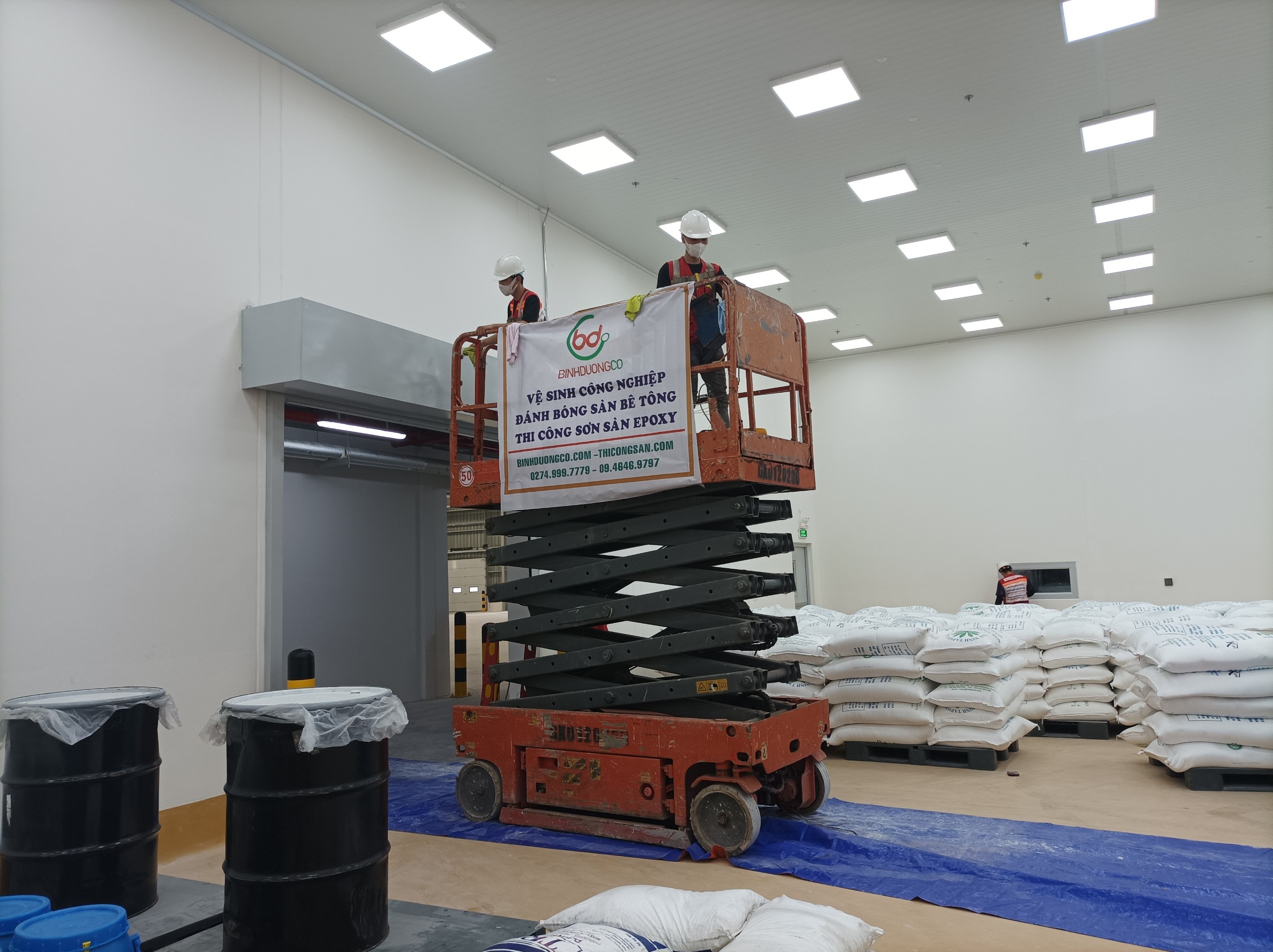 Vệ sinh nhà xưởng VSIP 2A